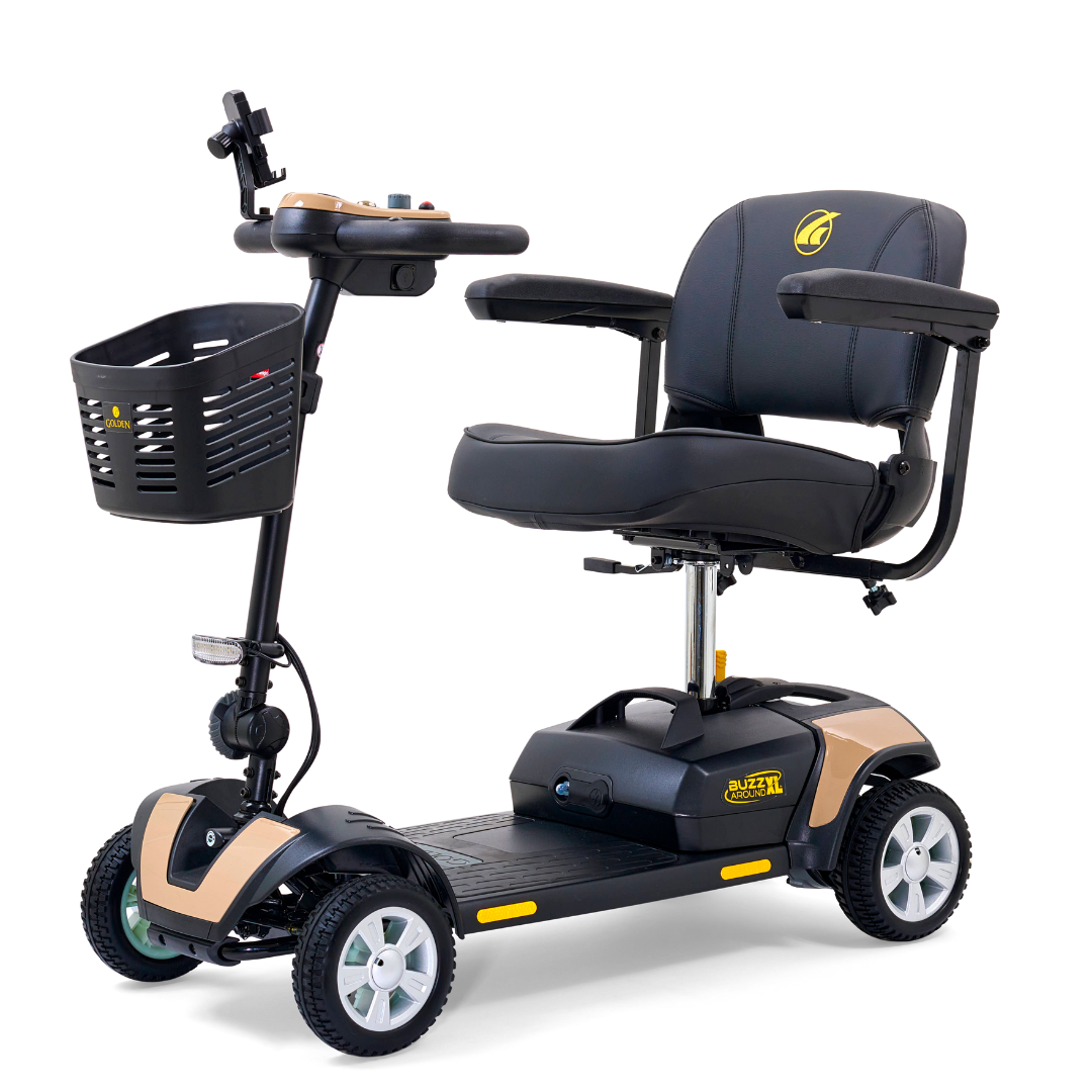 Golden Technologies Buzzaround XL 4-Wheel Long Range Mobility Scooter - Senior.com Mobility Scooters